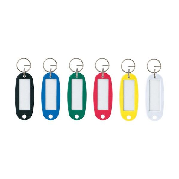 キーホルダー名札ハードタイプ6枚入 KH-50 6枚