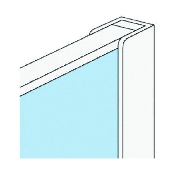 682381)KIパネル 壁固定レール KI-20CK DGY 1点