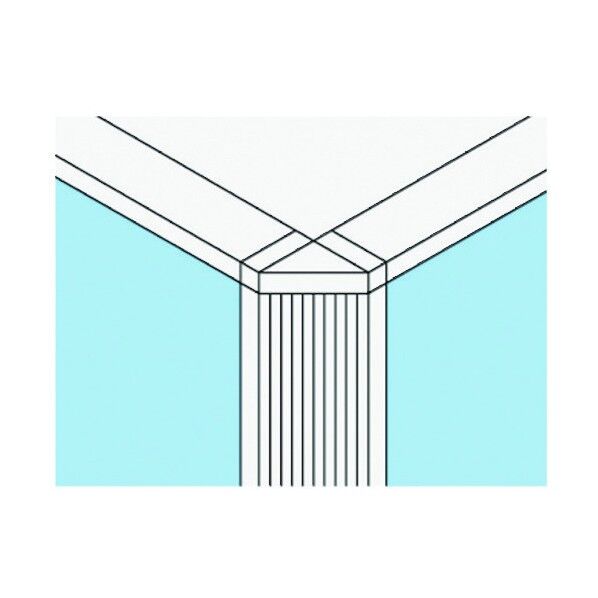 682278KIパネル連結ポール120度 KI-20RP-12 DGY 1点