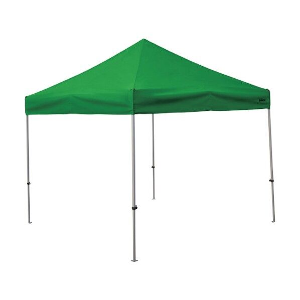 かんたんてんと 3.0m×3.0mスチール&アルミ複合フレーム 緑 KA/6W-G 1点