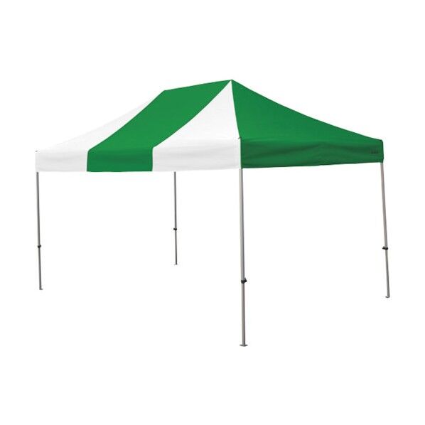 かんたんてんと 3.0m×4.5mオールアルミフレーム 緑白 KA/7WA-GW 1点