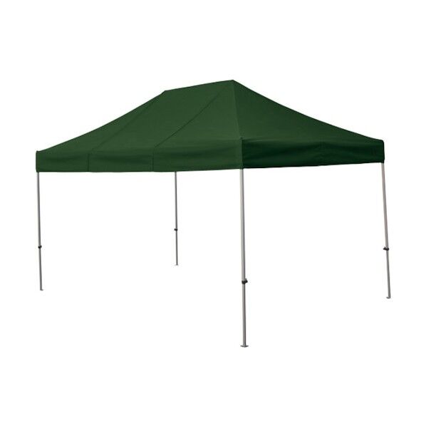 かんたんてんと 3.0m×4.5mスチール&アルミ複合フレーム 深緑 KA/7W-DG 1点