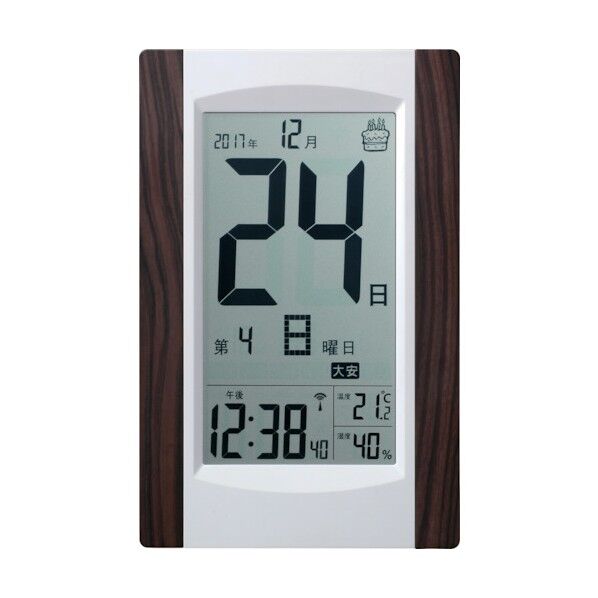 日メクリ電波時計 KW9256 1台