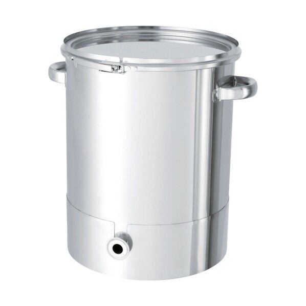 ステンレスタンク片テーパー型バンド式密閉式容器