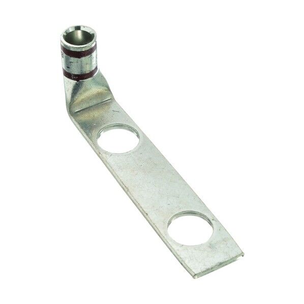 パンドウイット 銅製圧縮端子 2穴 電線サイズ AWG2 取付穴サイズ 104mm 取付穴間隔 254mm バレル角度 90度 LCDX2-38DF-E 20個...