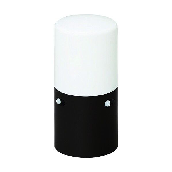 乾電池式LEDガーデンセンサーライト ブラック/ホワイト 116 x 114 x 225 mm LSL-MS1 1点