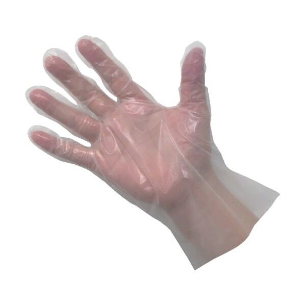 ポリエチ指絞り手袋クリア袋L LPE0140SE-TPL 200枚