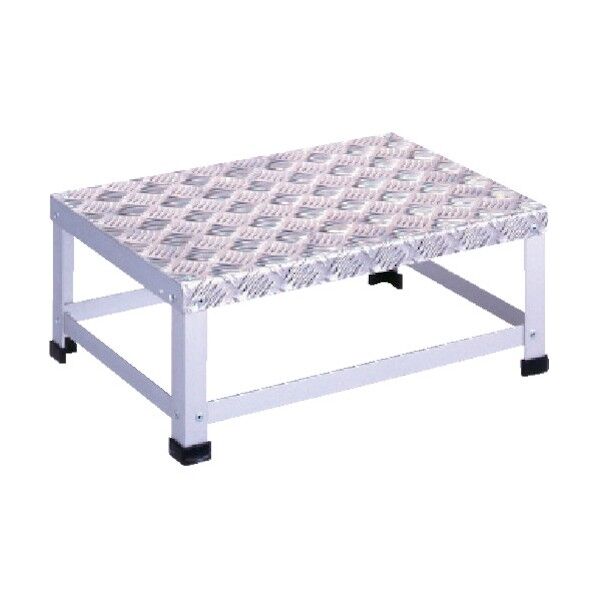 システムステップ アルミ製足踏台 500X350XH200 LH-200A 1