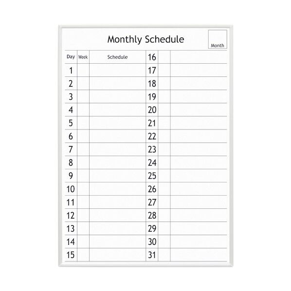 アプライマンスリースケジュールボード