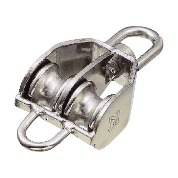 ステンレス 豆ブロック2車ベケ付