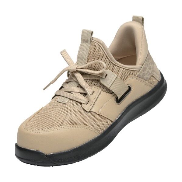 軽量安全スニーカー マンダムFLY-UP#510 ベージュ 22.5cm MNDM510-BE-225   1足