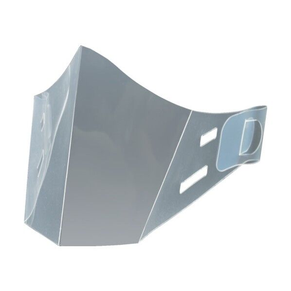 ヘルメット用透明マスクメットシールド 20枚入