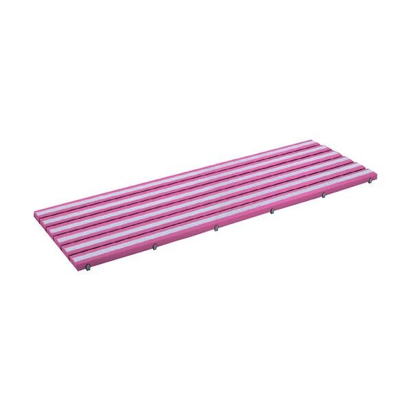 抗菌すべり止め安全スノコ 完成品 600×1200mm ピンク 1200 x 600 x 48 mm MR-098-443-5 1点