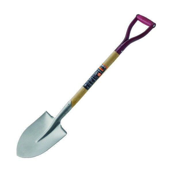 木柄ミニショベル丸形全長815mm 815 x 166 x 58 mm MS-815R 1点