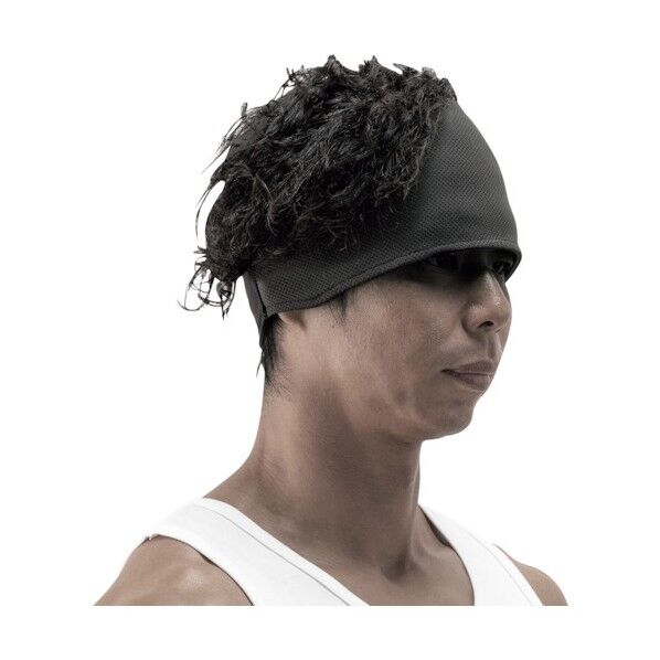 冷感ヘアバンド SHAKE & COOL仕様 ブラック フリー No9690 1足