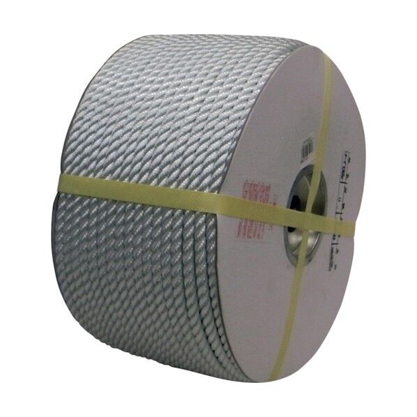 ナイロンロープドラム巻 薄グレー 9mm×150m NR-9X150-DR 1巻