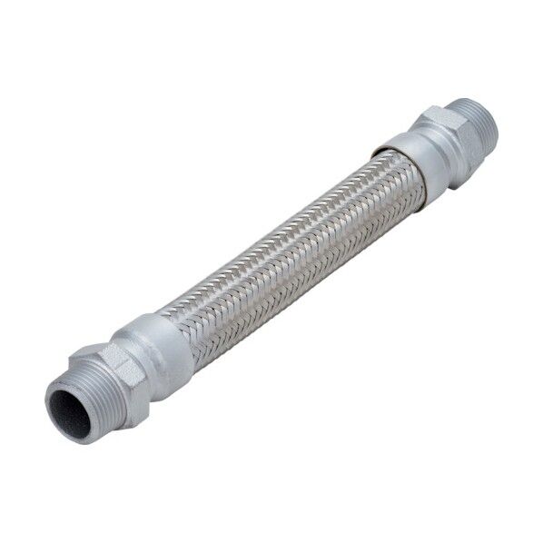 NFK オスニップル式フレキシブルホース 六角ニップルSS400 8A×2000L 2000×18×18MM NK150-8-2000 1個