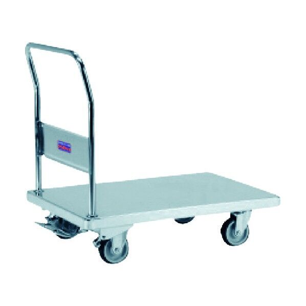 ステンレス台車 フットブレーキ付