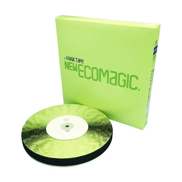 粘着付マジックテープ切売り箱A25mm×25mブラック 320 x 40 x 320 mm PG-516N 1