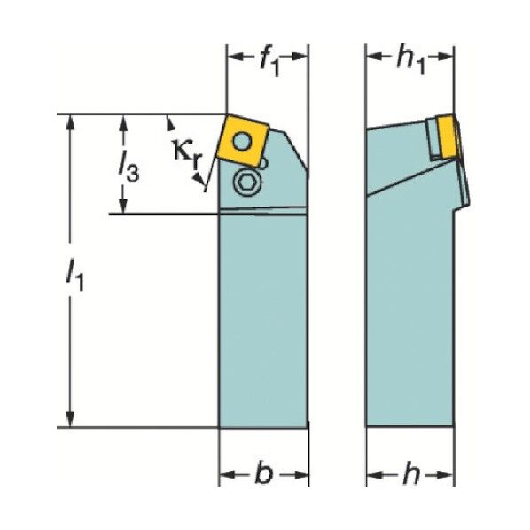 T-Max P ネガチップ用シャンクバイト PSBNR 1