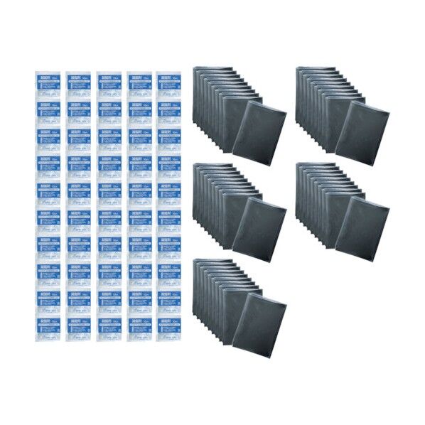 防災用トイレ袋 凝固剤8×8.5cm 汚物袋50×65cm R-48 50個