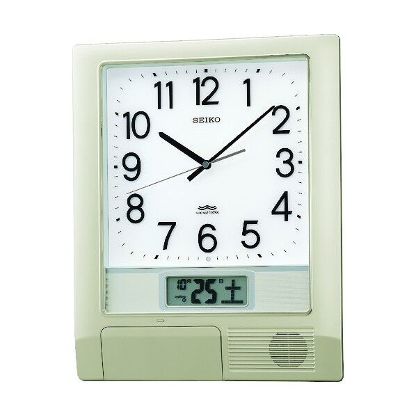 電波プログラムクロック429×345×57銀色メタリック 515 x 470 x 115 mm 3100 g PT201S