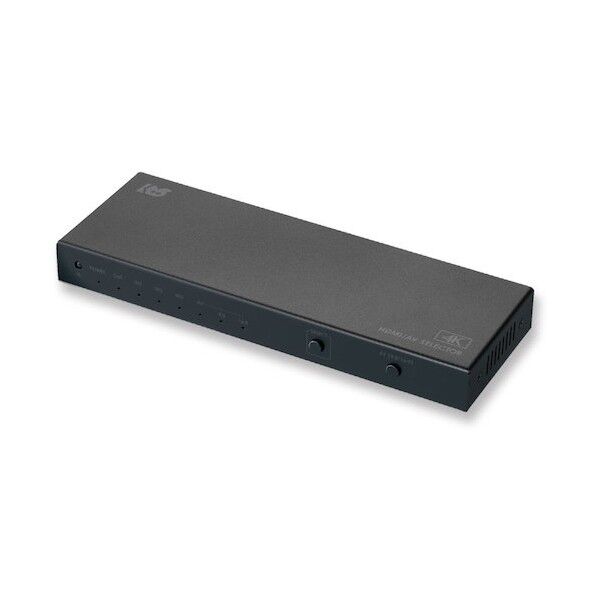 ラトックシステム 4K60Hz対応 4入力1出力 HDMI/AV切替器 RS-HASW41-4K 1点
