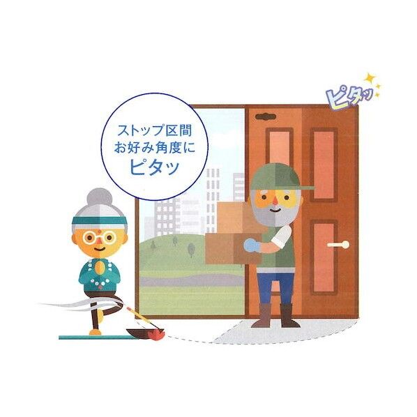 リョービ 室内用ドアクローザ　ドアマン ホワイト S101PV 1