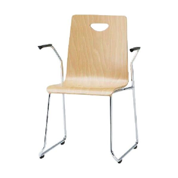 リフレッシュチェア ループ脚肘付