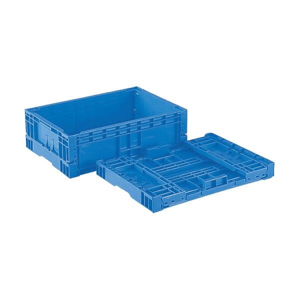 折りたたみコンテナー 556060 オリコンEP29B青 ブルー SKO-EP29B-BL 1点