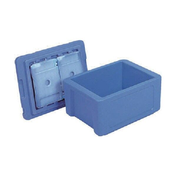 保冷ボックス 202305 サンレイキB-2セット(本体+フタ+ワンタッチ蓄冷剤2個)