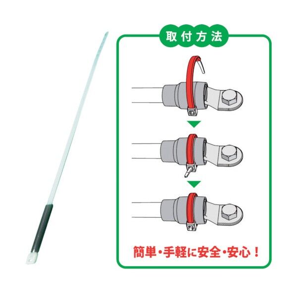 JAPPY 後付サーモタイ メモリータイプ 適応電線3.5SQ~14SQ 30本 黒 STT-S-BLK 30本