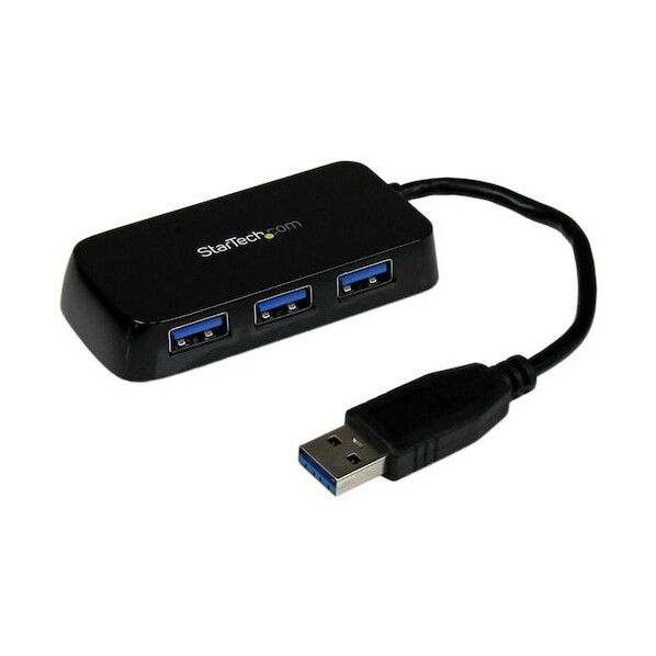 STARTEC.COM社 USBハブ/USB 3.0/USB-A - 3x USB-A/バスパワー/ブラック ST4300MINU3B   1個...