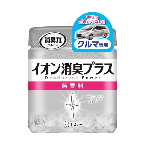 消臭力クリアビーズ イオン消臭プラス クルマ用 本体 無香料 ST12991 1点