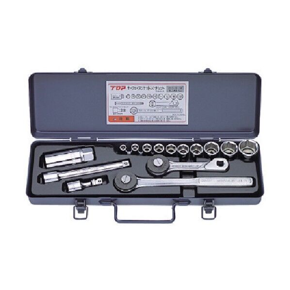 TOP工業ソケット レンチ セット SWS-408M 楽天市場】TOP（トップ工業） ソケットレンチセット SWS-408M 差