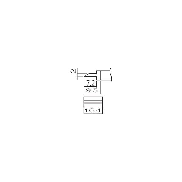 FM‐2027・FM‐2028用交換コテ先(T12シリーズ)