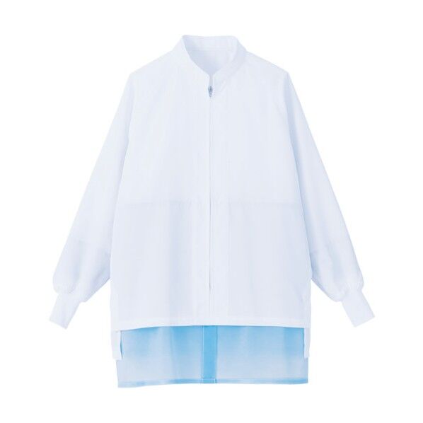 スズミドライ男女兼用長袖コート(ホワイト) SZ421-W_6L 1着