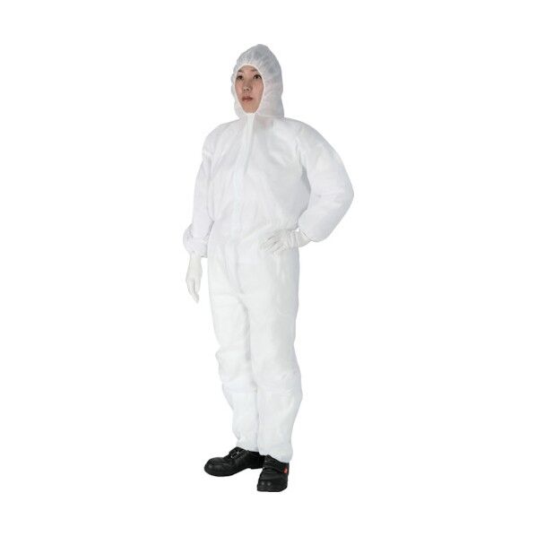 トラスコ 保護服(1層タイプ)XLサイズ目付45g TPS-XL-1A 1点