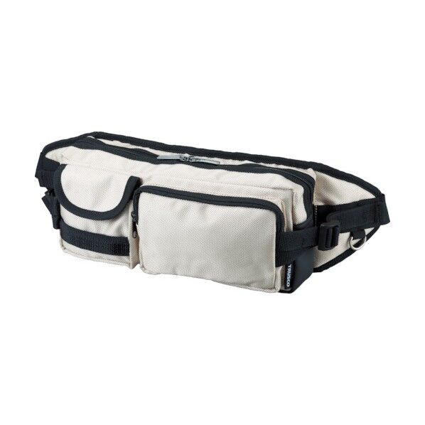 ウエストポーチワイドベージュ 374 x 170 x 72 mm TC-WPW-BG 1