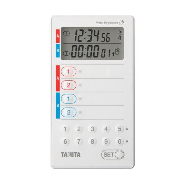 TANITA(タニタ) プリセットタイマー 洗えるタイプ ホワイト TD-428-WH 1点