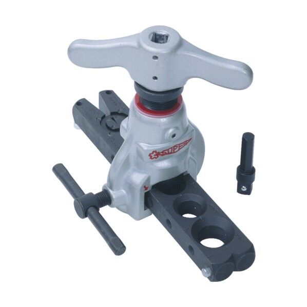 フレアリングツールセット(偏芯式)手動電動兼用型、新冷媒・新規格対応