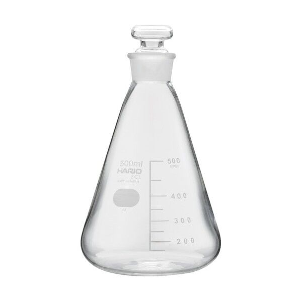 ハリオサイエンス 共栓三角フラスコ500ml(TS27) TSF-500-SCI 1点