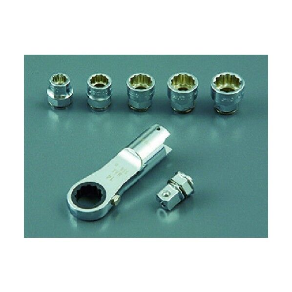 交換式用 ラチェットめがねヘッドセット(7点組)