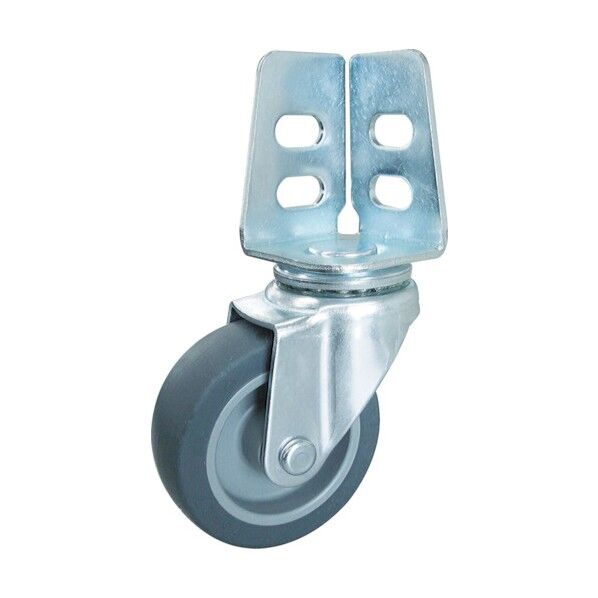 アングル式エラストマーキャスター 自在 Φ50 TYSA-50EL 1点