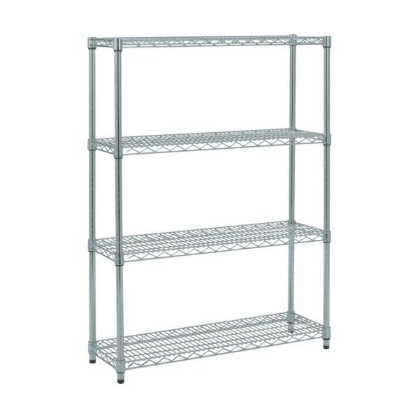 ステンレス製メッシュラックH1228XW605XD3054段 TSM-4234 1点