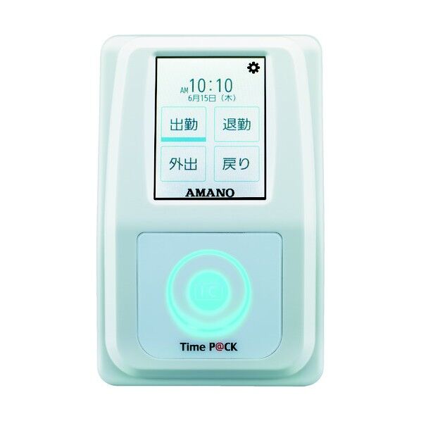 アマノ アマノ TimeP@CK-iC4CL 白 幅94×奥行143×高さ57mm 235 x 225 x 145 mm 1...