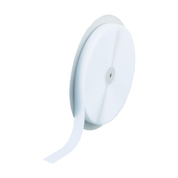 マジックテープ縫製用A側幅25mmX長さ25m白 320 x 320 x 35 mm TMAH-2525-W 1点