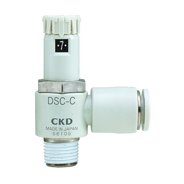 CKD ダイヤル付スピードコントローラ コンパクトタイプ DSC-C-6-6-F 1点