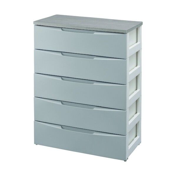 デザインウッドトップチェスト グレー DW-725 1点