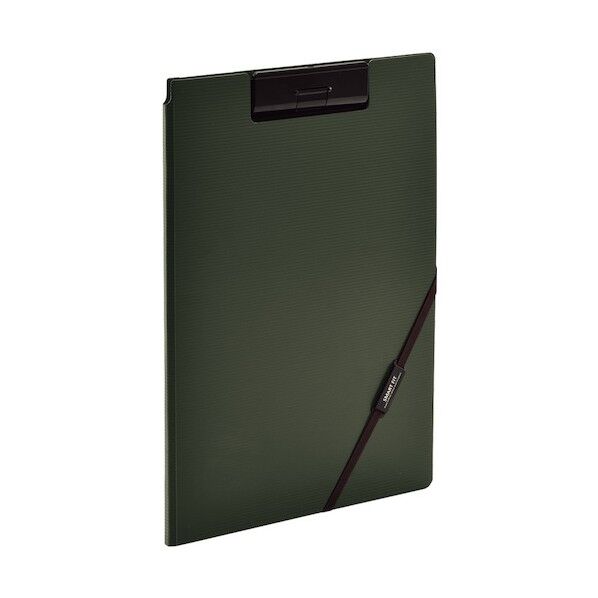 SMART FIT クリップファイル オリーブ 240mm×13mm×340mm F-7560-22 1冊